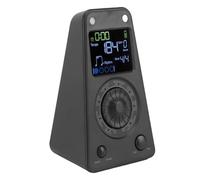 Fockety Digital Metronome for Piano, Guitar, Violin, 2A to 6A Tuning Range Electronic Metronome with Speaker, Ten Built in Beat Tones, Rhythm Adjustable Metronomes for Music (Black)