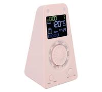 Fockety Digital Metronome for Piano, Guitar, Violin, 2A to 6A Tuning Range Electronic Metronome with Speaker, Ten Built in Beat Tones, Rhythm Adjustable Metronomes for Music (Pink)