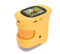 Fockety Digital Microscope for Kids, 1500X Magnification Educational Handheld Microscope with 8 LED Lights and 2 Inch HD Screen, Portable for Classroom and Outdoor
