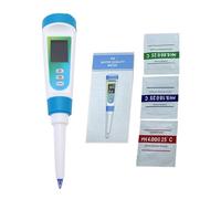 Fockety Digital PH Meter, 0.01pH High Accuracy Pen Type PH Tester with LCD Display Automatic Temperature Compensation for Food Fermentation Cheese Meat Sourdough Bread Wine Water