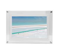 Fockety Digital Picture Frame, 10.1in 1280x800 Touch Screen Auto Rotate Share Photos Videos WiFi Smart Photo Frame, Acrylic Digital Photo Frame for VPHOTO App, Gifts for Parents