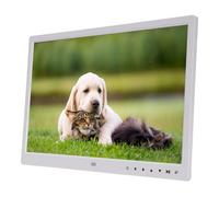 Fockety Digital Picture Frame, 15In 1080P HD Wireless Digital Frame Remote Control, Tabletop Wall Mounted Electronic Photo Share Picture Video, Birthday, Wedding, for Mom (UK Plug)