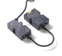 Fockety Dishy V2 to RJ45 Adapter, T568B Pinout, 10/100/1000 Mbps, Ethernet Adapter Kit with Ethernet Cord for POE Injector, Compatible with Satellite Dishy V2