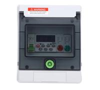 Fockety Distribution Box, Outdoor IP65 Water Dust Proof ABS Plastic Electrical Box Automatic Breaker Case with Digital Timer Control, for Street Light Pump Billboard Sprinkler System