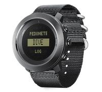 Fockety Dive Watch, Depth 100m Rainproof Digital Watch with LED Backlight and Compass, 2.75oz Clear Underwater Display Outdoors Sport Wristwatch for Swimming Diving Hiking Adventure