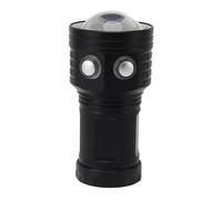 Fockety Diving Flashlight, Professional 10000LM Underwater Video Light IPX8 100m Scuba Dive Light Aluminum Alloy Underwater Flashlight for Under Water Sports