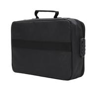Fockety Document Box with Lock, Heat Insulated Fireproof Multi Layer File Organizer, Portable Home Office Travel Safe Storage for Important Documents, Passports Jewelry Cash