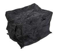 Fockety Dog Cage Cover, 210D Oxford Cloth Waterproof Sunblock Pet Kennel Cover with Roll Up Door and Breathable Windows, for Gardens Yards Travel Outdoor Use (94 * 61 * 63.5cm)