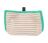 Fockety Dog Tug Toy, Jute Durable Safe 8.6 X 13 X 4.7 Inch Dog Bite Pillow, Thick Effective Training Bite Wedge, for Tug of War Medium to Large Dogs Schutzhund & Puppy Training