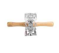 Fockety Donut Cutter Roller, Round Shape Donut Cookie Cutter Doughnut Baking Mold with Rolling Pin, Aluminum Alloy Kitchen Cooking Tool Machine Pastry Dough Baking Roller (Type 1)