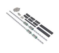 Fockety Dual Y Axis Linear Rail Guide Kit, High 3D Printer Linear Rail Kit with Sliding Block CNC, 3D Printer Motion for Neptune 3 Plus 4 Plus Upgrades