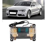 Fockety Durable Car Audio Power Holder Stereo Distribution Block Box, Stable Protection, Automatic Power-off, for Vehicles (200A)