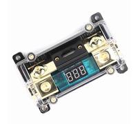 Fockety Durable Car Audio Power Holder Stereo Distribution Block Box, Stable Protection, Automatic Power-off, for Vehicles (250A)