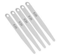Fockety Durable Stainless Steel Feeler Measuring Tool - Easy-to-Use Ruler for Automotive and Industrial Applications (0.2)