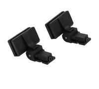 Fockety Dust Cover Hinges, Replacement for Keenwood KD 291R Turntable, 2PCS ABS Record Player Hinge, with 45 Degree Angle Support for Turntable Parts, Easy Installation