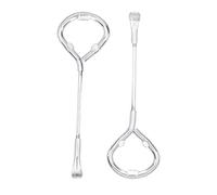 Fockety Efficient Alloy Steel Paint Can Opener Set for 5 Liter Paint Bucket, 2 Practical Bottle Openers, Bucket for Construction Workers, Silver