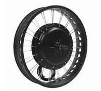 Fockety Electric Bike Conversion Kit, 48V 1500W 20in Front Wheel Hub Motor Kit, LCD Display Controller Twist Throttle Bicycle Wheel, E Bike Conversion