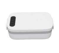 Fockety Electric Lunch Box for Adults, 1000ML Stainless Steel Rechargeable Heated Lunch Box, Portable Food Warmer with 7 Heating Level and 14000mAh Battery for Travel and On The Go