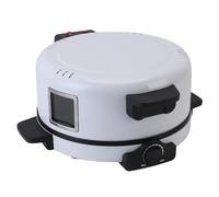 Fockety Electric Pizza Oven Indoor, 11.8 Inch Non Slip Portable Countertop Pizza Maker, 2000W Heat Up to 440℃, Pizzas Maker Machine for Home, for Flatbreads, Burgers, and Steaks (UK Plug)