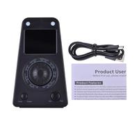 Fockety Electronic Metronome Tuner BT Speaker Rechargeable Digital Metronome with 8 Rhythms 30-280 BPM Adjustable Beat Value for Piano Guitar Drum Violin Music Practice (Black)