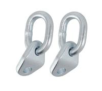 Fockety Engine Lift Bracket Set, 5500lb Capacity Stainless Steel Lifting Bolt for Load Levelers and Lifting Slings Rigging Engine Stand, Engine Support Bar for Engine Hoist Leveler