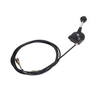 Fockety Excavator Manual Throttle Cable, 3.5m/11.5ft PU Tube Stainless Steel Joint Heavy Duty Excavator Motor Control Cable, Accelerator Throttle Assembly Cable for Excavator, Mixer