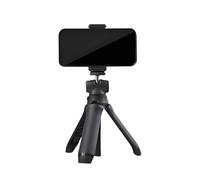 Fockety Extendable Mini Camera Tripod, Foldable Selfie Stick with 360° Ball Head, 1/4 Screw Ports & Magnetic Dual Claws, Phone Tripod for DSLR Camera, Smartphone, Travel, Streaming