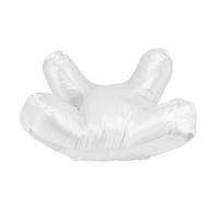 Fockety Face Pillow, Uniquely Crafted Design Soft Silky Cotton Filling for Back Side Stomach Sleeping, with Lightweight Portable Design for Beauty Maintenance Skincare Lash Extensions (White)