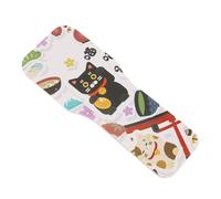 Fockety Figure Skating Turning Board, Plastic for Ballet Dance Ice Skating Gymnasts, with Pressure Points for Rotating Balance Control Training, 9.25in Length (Lucky Cat)