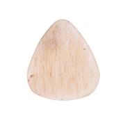 Fockety Fine Workmanship Guitar Picks Clear Pleasant Tone Handcrafted Buffalo Horn Lightweight 3 * 2.8cm