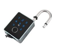 Fockety Fingerprint Padlock, Water Proof Smart Padlock with Keyless Biometric, APP Control & Key Backup, Outdoor Heavy Duty Locker Lock for Gym Locker, Door, Luggage, Suitcase, Backpack (TT LOCK APP)