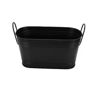 Fockety Fireplace Log Holder, Firewood Storage Rack with Handles Beverage Cooler, Firewood Holder Multipurpose Planter Bucket Wood Bin for Indoor Outdoor Patio Events