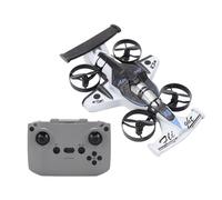 Fockety Flying Car Stunt Drone, 2 in 1 RC Quadcopter with Land Air Modes, 500mAh Remote Control Stunt Car for Kids, 2.4Ghz Dual Mode Drift Aircraft for Beginners, Sturdy and Safe (White)