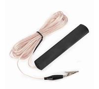 Fockety FM Radio Antenna High Sensitivity to Antennas for the Home Audio Receiver, 3.2 M Wire for AV Performance Amplifiers, Clamping Connection Suitable for Indoor Use