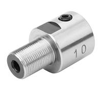 Fockety Forged Stainless Steel Chuck Connecting Rod M14*1 for K01-50/63 K02-50/63 Lathe Chuck (10mm Handle*M14*1)