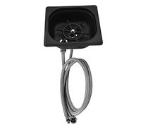 Fockety Glass Rinser Cup Cleaner Stainless Steel Automatic Washer for Pub Coffee Shop, Time-saving Cup Washer, 176mm X 162mm X 65mm (Black)