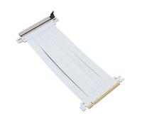 Fockety GPU PCIE 5.0 Riser Cable High Speed Extension for Water Cooling Systems, White, 1 Pack (50cm)