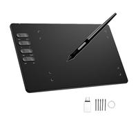 Fockety Graphics Drawing Tablet, 195x122mm 16384 Pressure Levels 8 Shortcut Keys and Stylus OTG Adapter Graphics Tablet with Sketchbook Illustrator for Writing, Teaching, Art (P5)