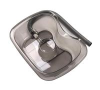 Fockety Hair Washing Basin for Bedridden, 18.9 X 13.78 X 5.51inch Shampoo Bowl and Basin at Home for The Elderly, Hair Washing Tray for Seniors and Disabled Patients in Bed, Drainage Pipe