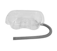 Fockety Hair Washing Basin for Bedridden, 18.9 X 13.78 X 5.51inch Shampoo Bowl and Basin at Home for The Elderly, Hair Washing Tray for Seniors and Disabled Patients in Bed, Drainage Pipe