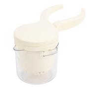 Fockety Hand Juicer Squeezer, Labor Saving Manual Citrus Press Juicer with Creative Rotating Mechanism, Universal Fruits Vegetable Squeezer for Home Kitchen, Picnics (Beige)