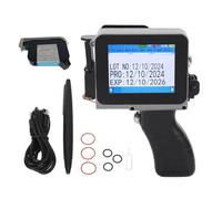 Fockety Handheld Inkjet Printer, Portable Inkjet Printer with 4.3 Inch Touch Screen and 600DPI Printing Accuracy, for Text QR Code Barcode Date Printing on Wood Plastic Metal Fabric