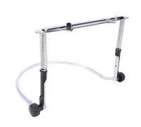 Fockety Harmonica Holder, Sturdy Alloy Steel Frame Adjustable Neck Brace with Rotating Nut for 10 Hole Harmonica, Adults Music Enthusiasts Blues Folk Jazz