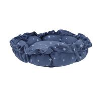 Fockety Heated Cat Bed, USB Powered Round Cat Heating Pad Double Sided Flannel Pet Heating Pad Adjustable Size Foldable Electric Heated Bed Mat for Dogs Cats
