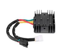 Fockety High Performance Voltage Regulator Rectifier Fit for 600 695 796 900, Stable Characteristics, Replacement Fit for Motorbikes, Aluminum Alloy Black