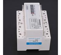 Fockety High Precision Digital Power Meter with DIN - Track Installation, 220/380V 20-80A 3 Phase KWh Meter for Commercial Use