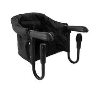 Fockety Hook On Chair, Foldable Portable High Chair, Hook On High Clamp/Holder On, Attach to Fast Table Removable for Home and Travel, Load Design (Black)