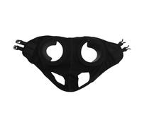 Fockety Horse Eye Cover, High Stretch Breathable Horse Cover Professional Racing Gear for Sand Protection, Secure Anti Slip Broad Vision Mask for Equestrian Harness Supplies (Black)