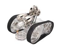 Fockety Hot Air Stirling Engine Motor Model Educational Toy, DIY Desktop Car Stirling Engine Model Kit, Steam Heat Education Toy Kit for Kids & Adults, Physics Science Experiment