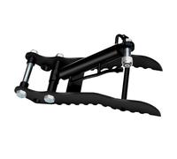 Fockety Hydraulic Thumb Clip for Mini Excavator, Mn Steel Grab Thumb Clip with 2pcs M14 Hose, Mini Excavator Grab Clip for River Dredging, Earth Moving Breaking Rocks